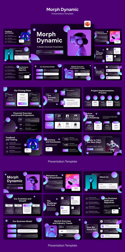 变形动态PPT模板 (PPTX)