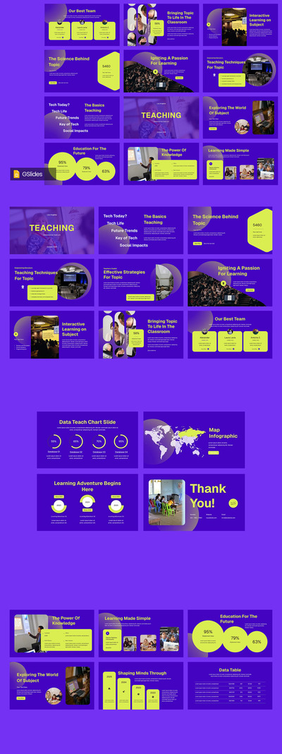 教育相关PPT模板 (PPTX)