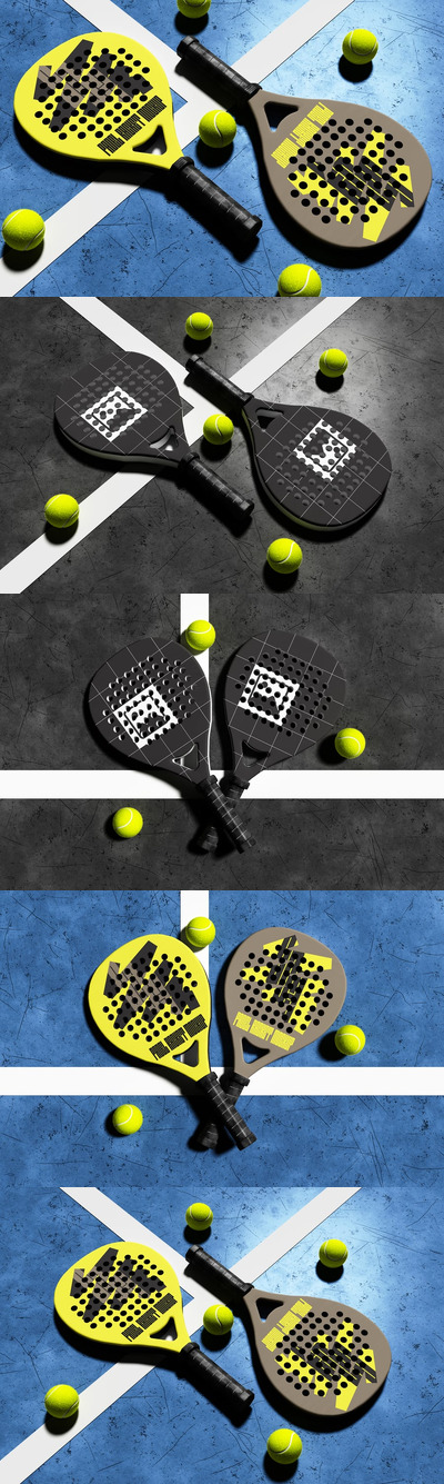 帕德尔球拍模型样机 (PSD)