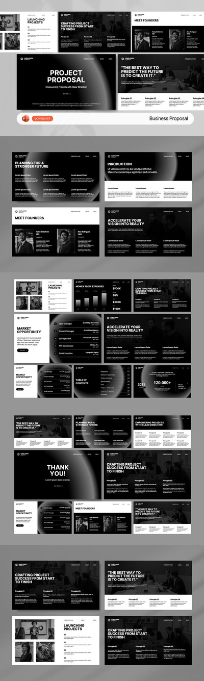 项目建议PPT模板 (PPTX)