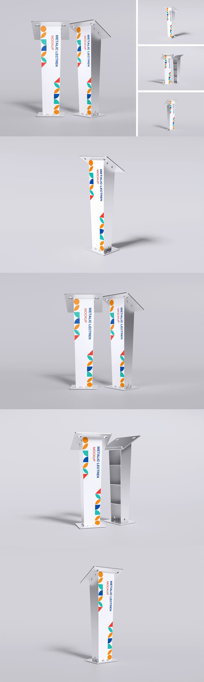 金属讲师模型样机 (PSD,PDF)