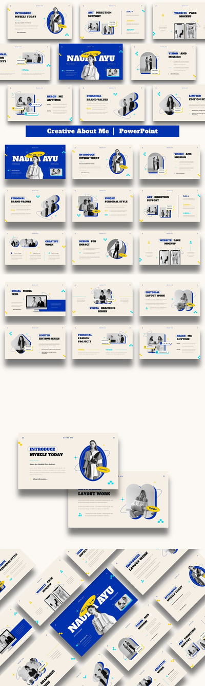 创意报告PPT模板 (PPT,PPTX)