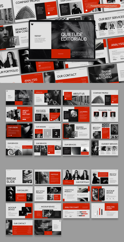 创意业务计划PPT模板 (PPTX,PPT)