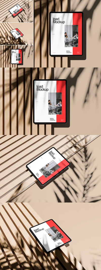 现实的iPad Pro模型样机 (PSD)