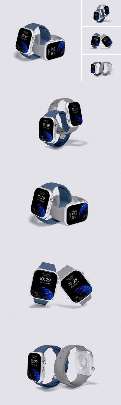 智能手表模型样机 (PSD,PDF)