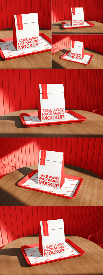 食品包装模型样机 (PSD)