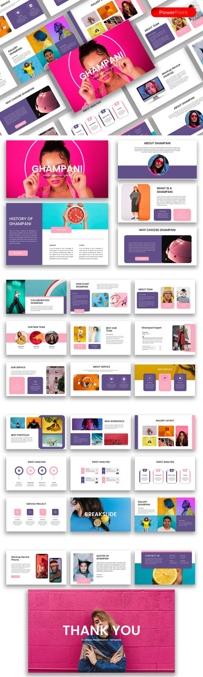 创意业务PPT模板 (PPTX)