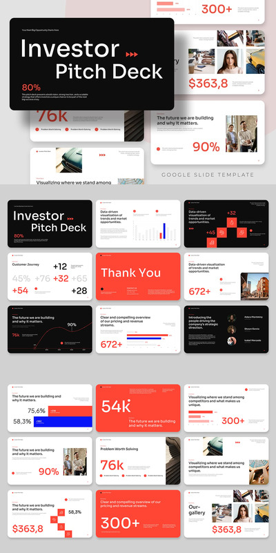 投资者路演主题演讲PPT模板 (PPTX)