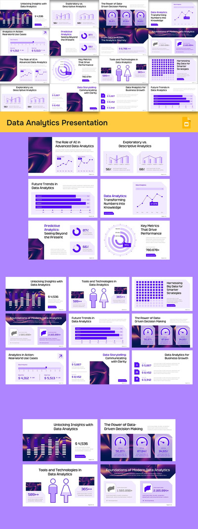 数据分析PPT模板 (PPTX)