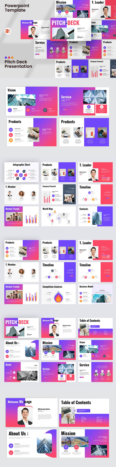 企业商务路演PPT模板 (PPTX)