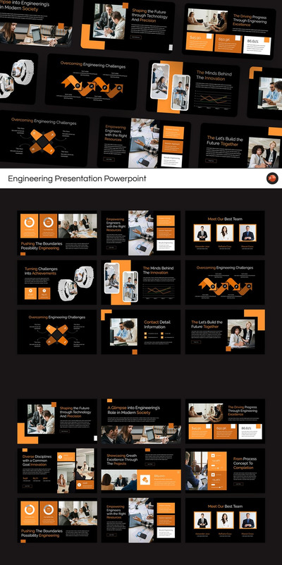 工程演示文稿PPT模板 (PPT,PPTX)