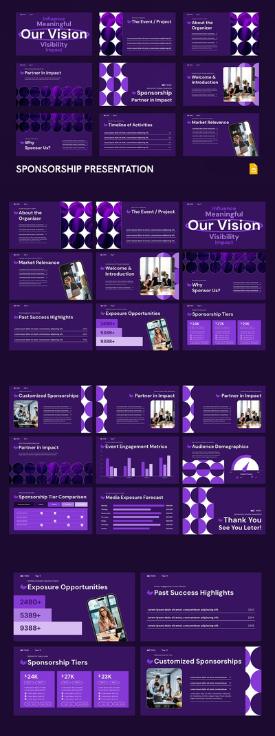 赞助推销PPT模板 (PPTX)