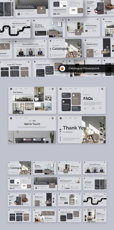 产品目录演示文稿PPT模板 (PPT,PPTX)