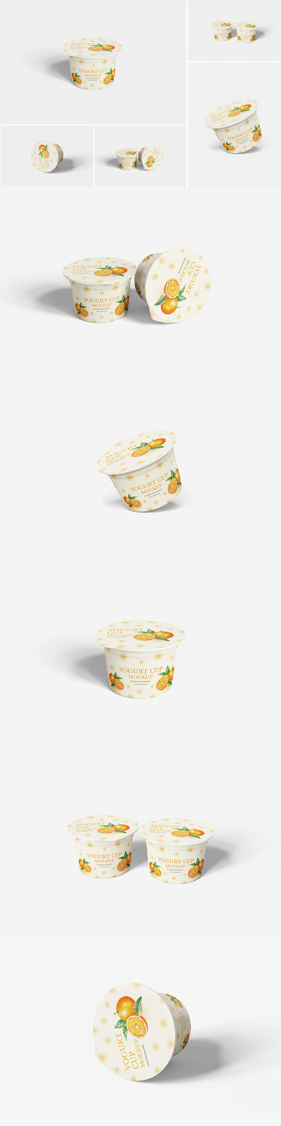 酸奶杯模型样机 (PSD)