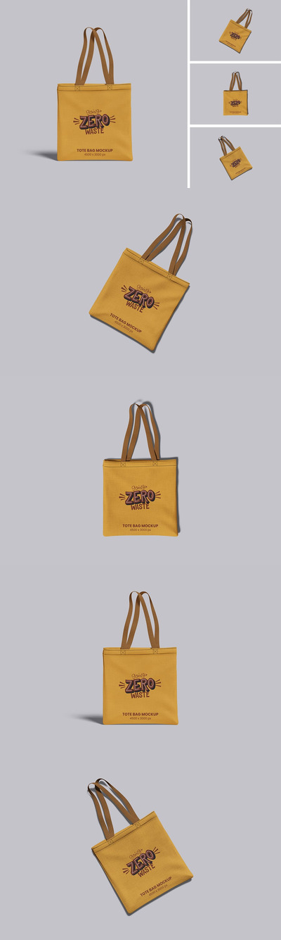 手提袋模型样机 (PSD,PDF)