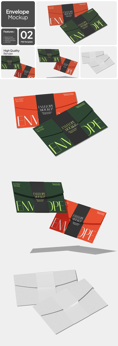 信封模型样机 (PSD)