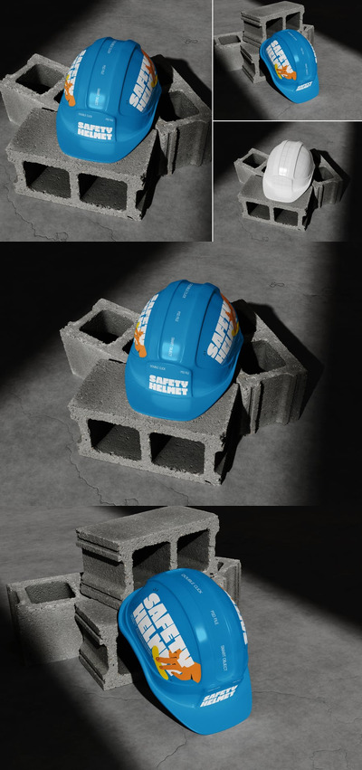 施工头盔模型样机 (PSD)