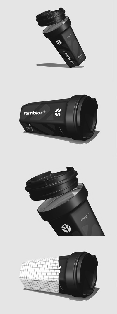 杯子杯模型样机 (PSD)