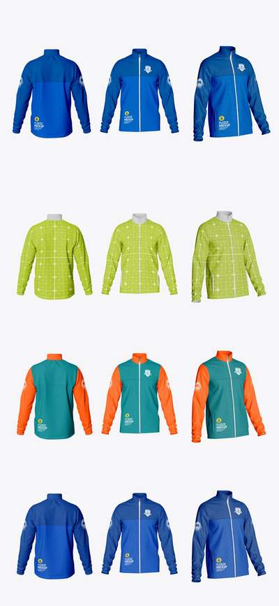 双色夏尔巴羊毛夹克样机