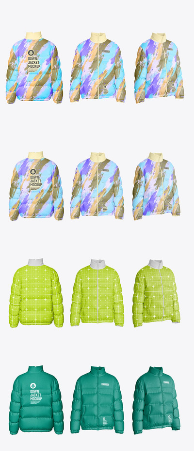 羽绒夹克模型