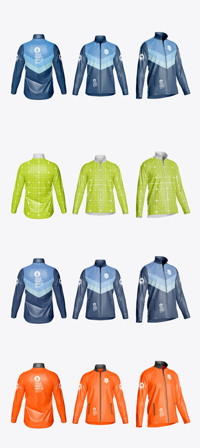 运动拉链夹克模型