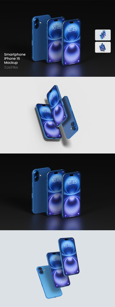 MI – 智能手机 iPhone 16 模型