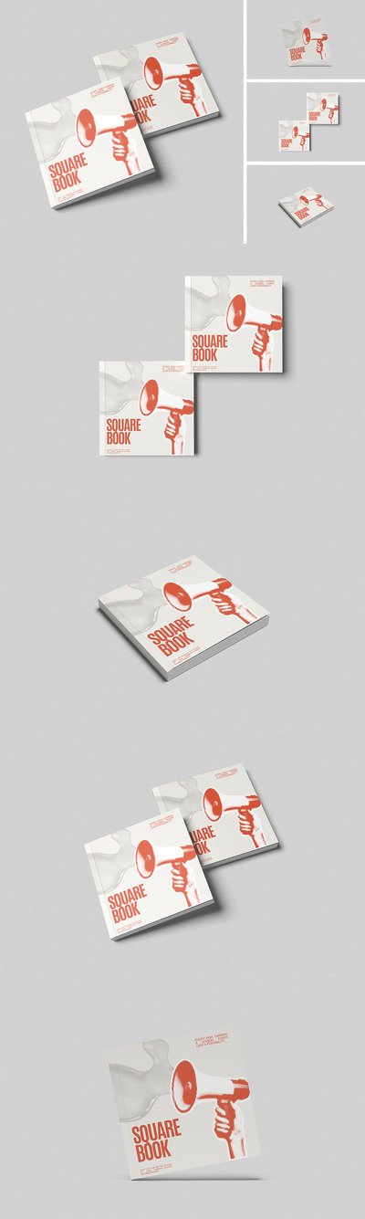 方形书籍模型