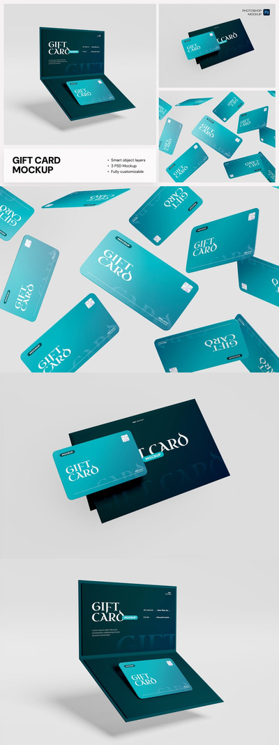 礼品卡模型