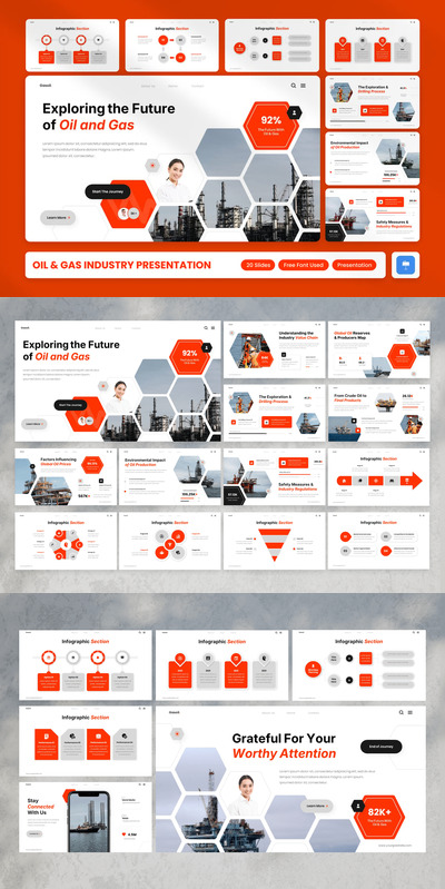 石油和天然气行业主题演讲模板
