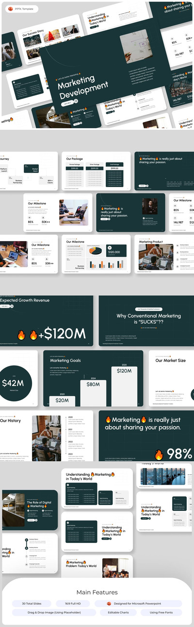 市场营销发展 PowerPoint 演示文稿