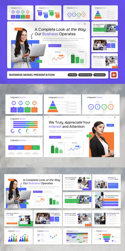 商业模式PowerPoint模板