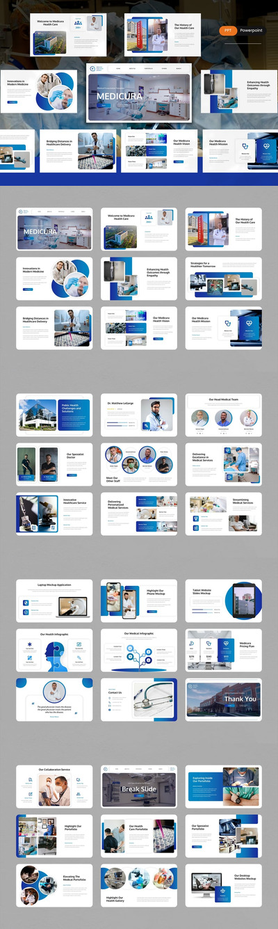 Medicura 医疗 Powerpoint 演示文稿