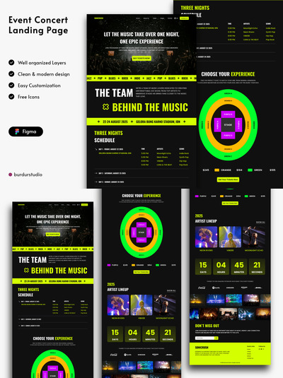 活动音乐会登陆页面