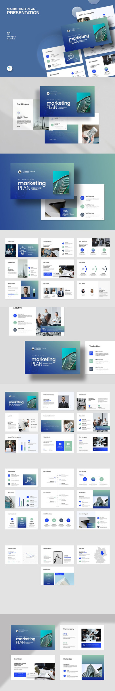 最佳营销计划主题演讲模板