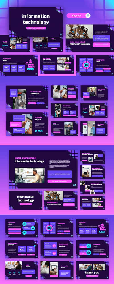 信息技术主题演讲模板