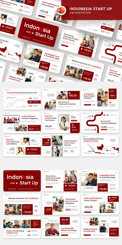 印度尼西亚初创企业 Powerpoint