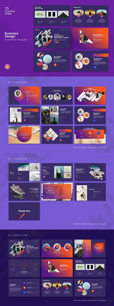 商业设计PowerPoint演示模板