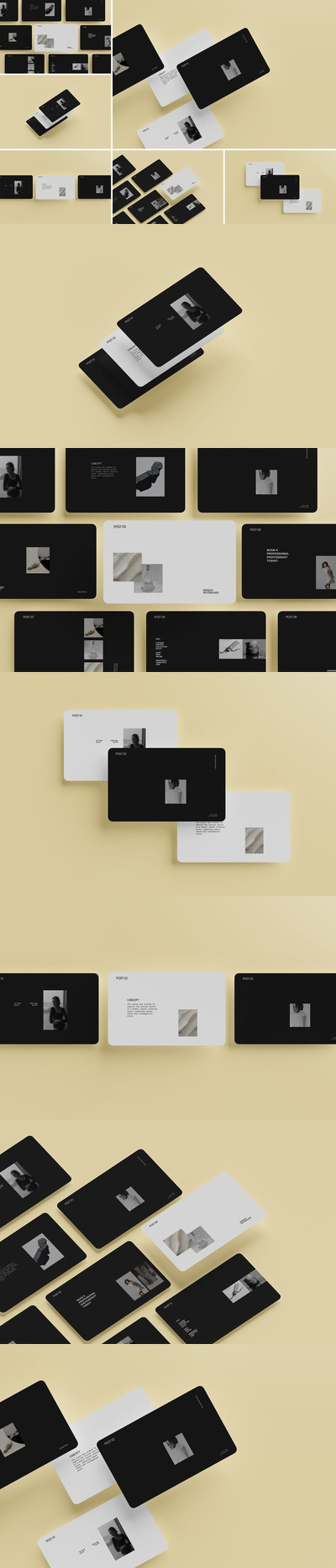 笔记本电脑屏幕演示模型