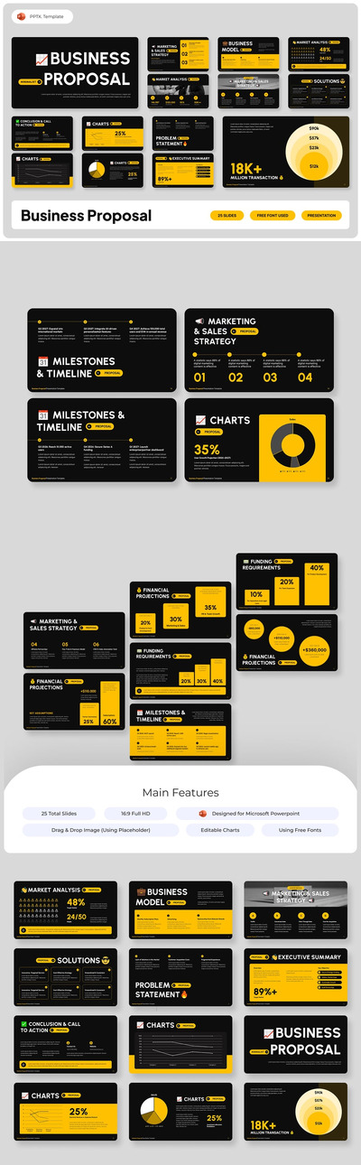 商业提案演示PowerPoint模板