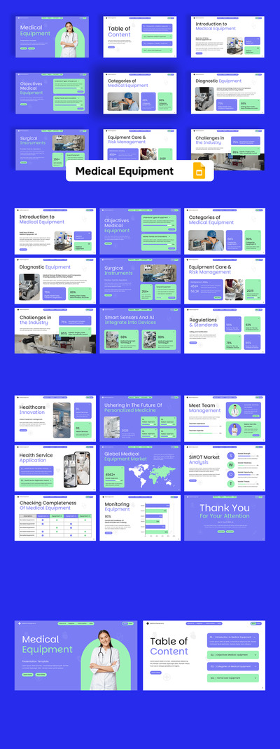 医疗设备 Google 幻灯片
