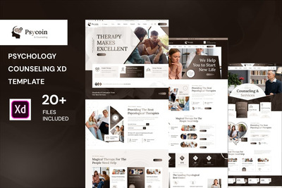 心理咨询XD模板