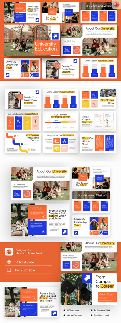 大学教育 – PowerPoint模板
