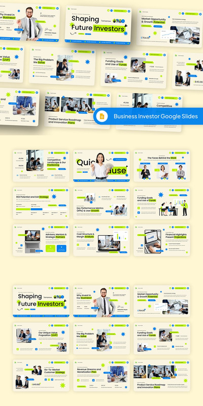 商业投资者 Google 幻灯片