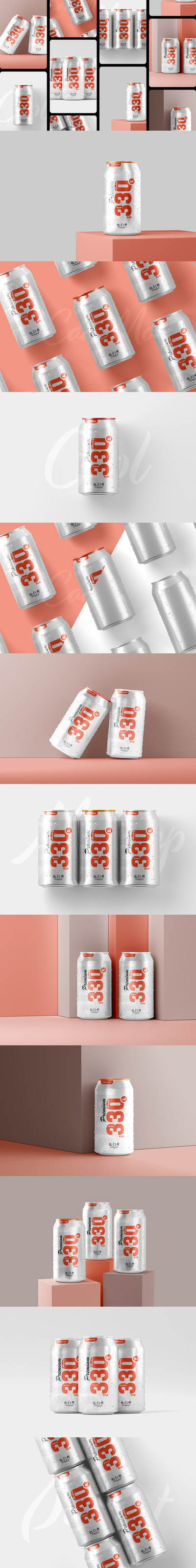 330毫升汽水罐模型