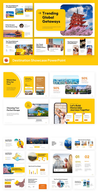 旅行社目的地 PowerPoint