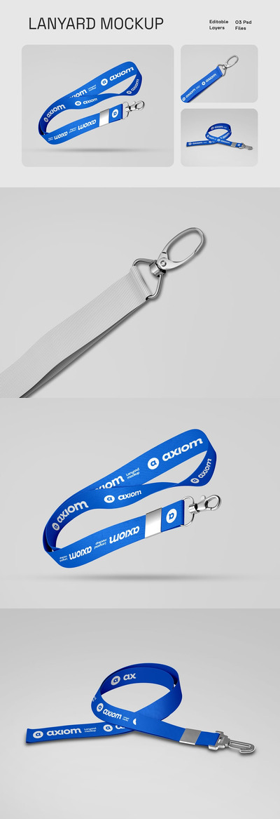 挂绳身份证夹样机套装