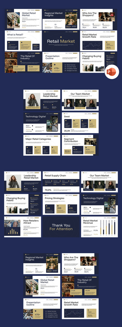 零售市场 PowerPoint