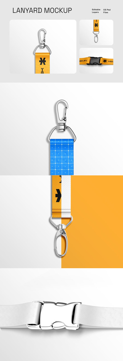 挂绳身份证夹样机套装