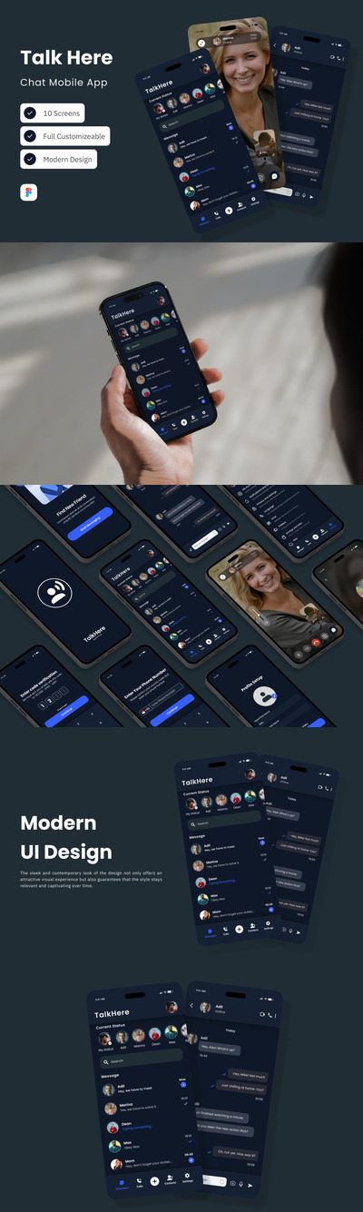 Talk Here – 聊天移动应用