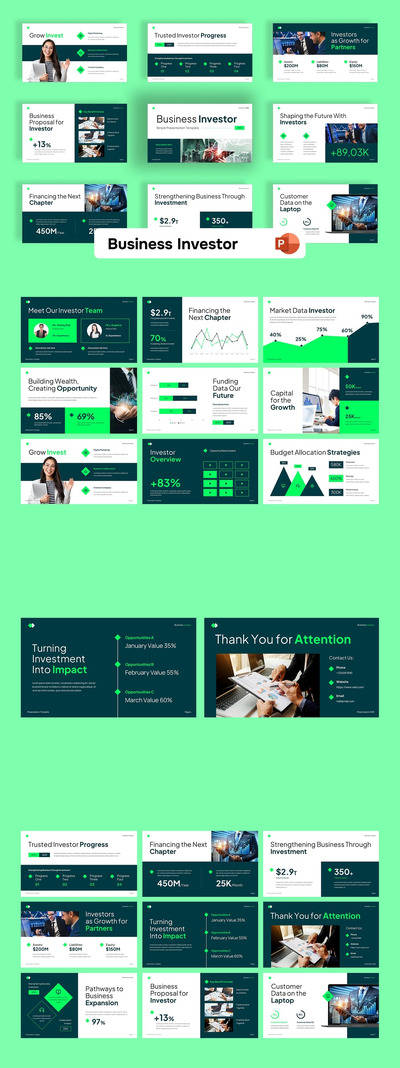 商业投资者 PowerPoint